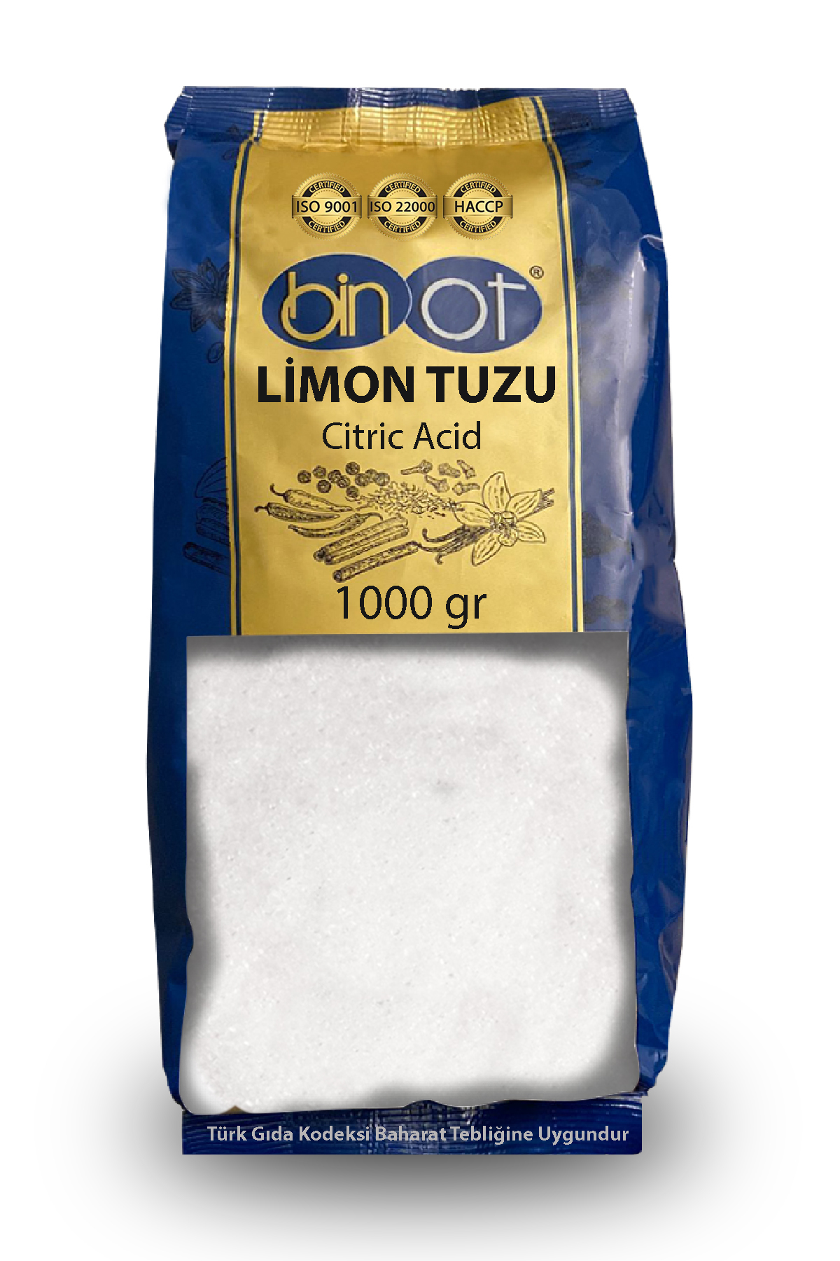 BİNOT LİMON TUZUI 1 KG